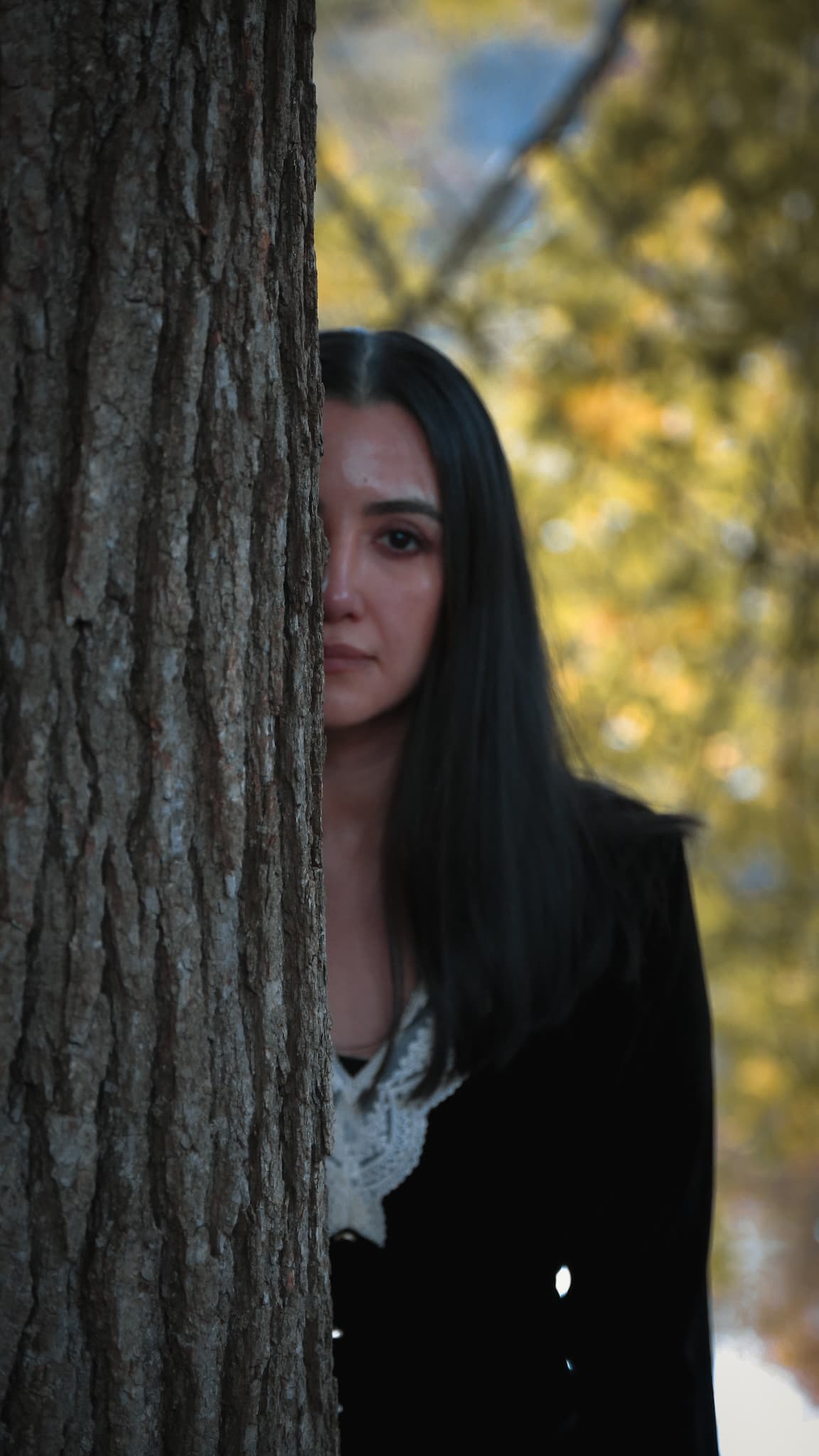 Behind the Tree
