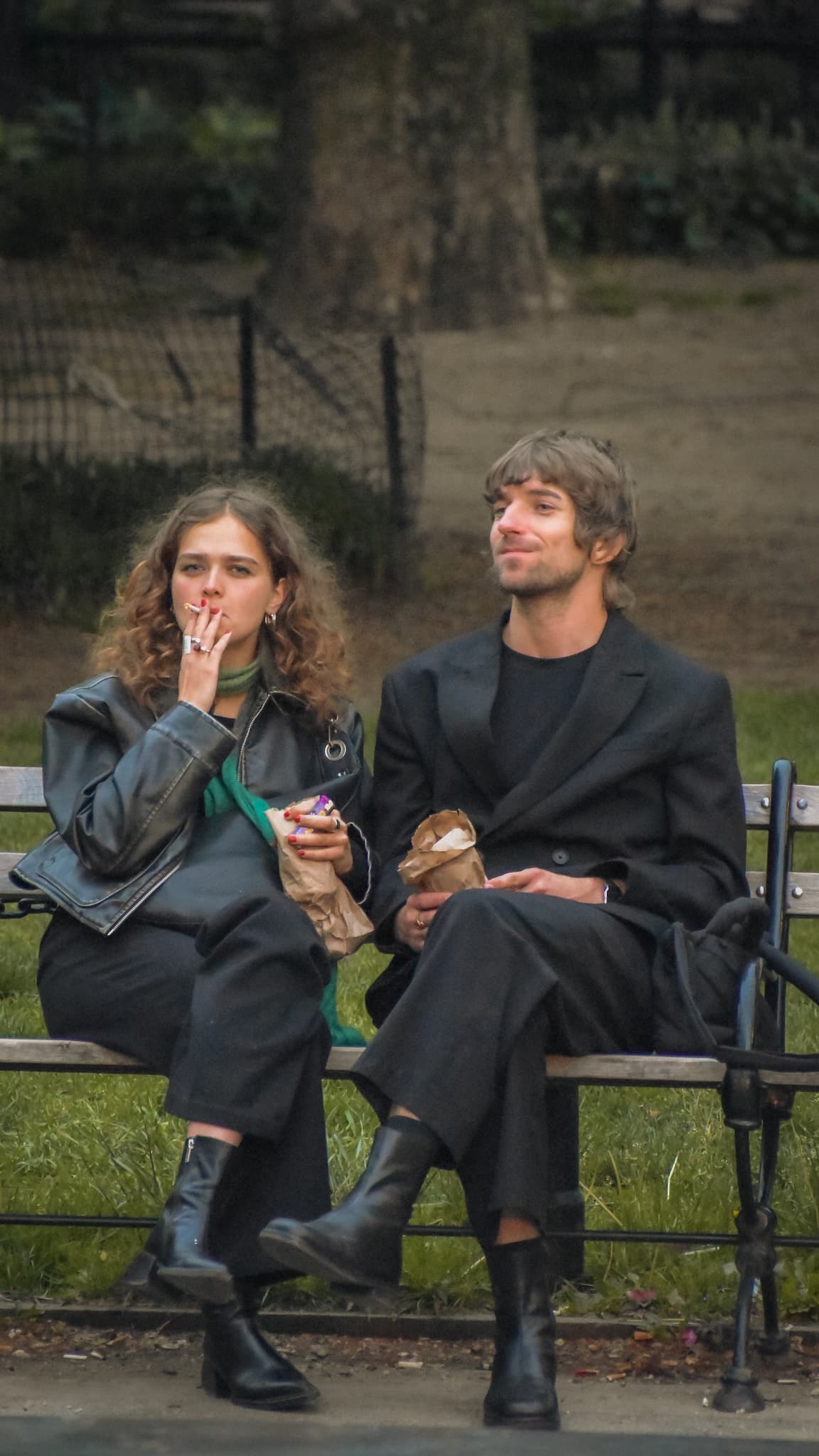 Park Bench Smoke