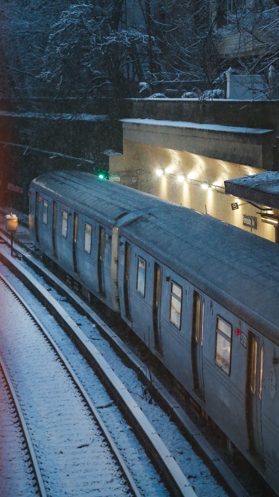 Parkside in the Snow